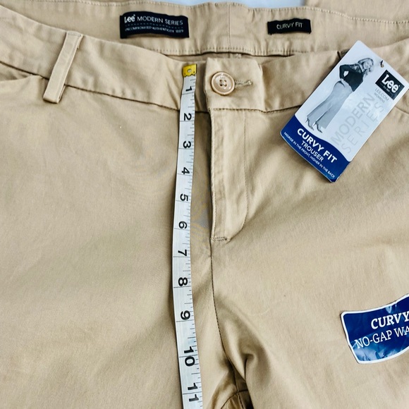 COPY - Lee curvy fit trouser no gap waistband khaki pant NWT - Picture 5 of 10